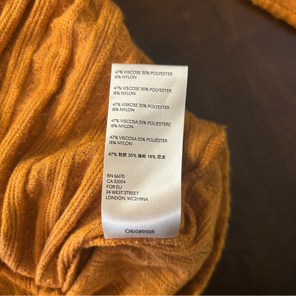 Anthropologie Maeve Rafela Hacci Surplice Faux Wrap Top Sweater Size XS - Picture 15 of 16
